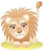 Gif animé lion dort
